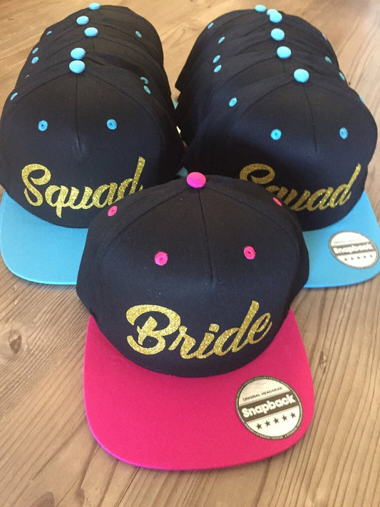 Bridesmaid Snapback- Bachelorette - Bride Tribe Hat -Team Bride Cap - Hen Do - Hen Party - Bridal - Bridesmaid Cap - Bride To Be - Bridal