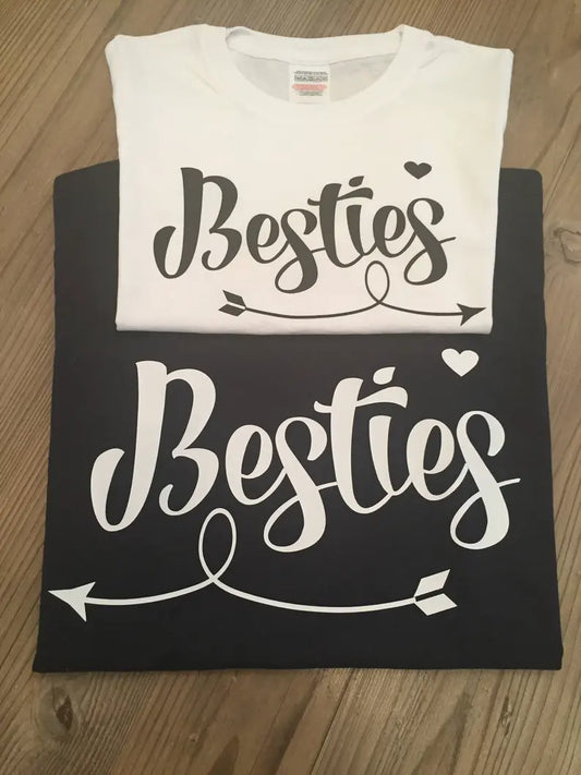 Mummy & Me Besties Tee Set- Daddy and Me Besties T-Shirt Sets - Bestie T-Shirts - Matching T-Shirts - Twinning T-Shirts - Mummy Tee - Daddy