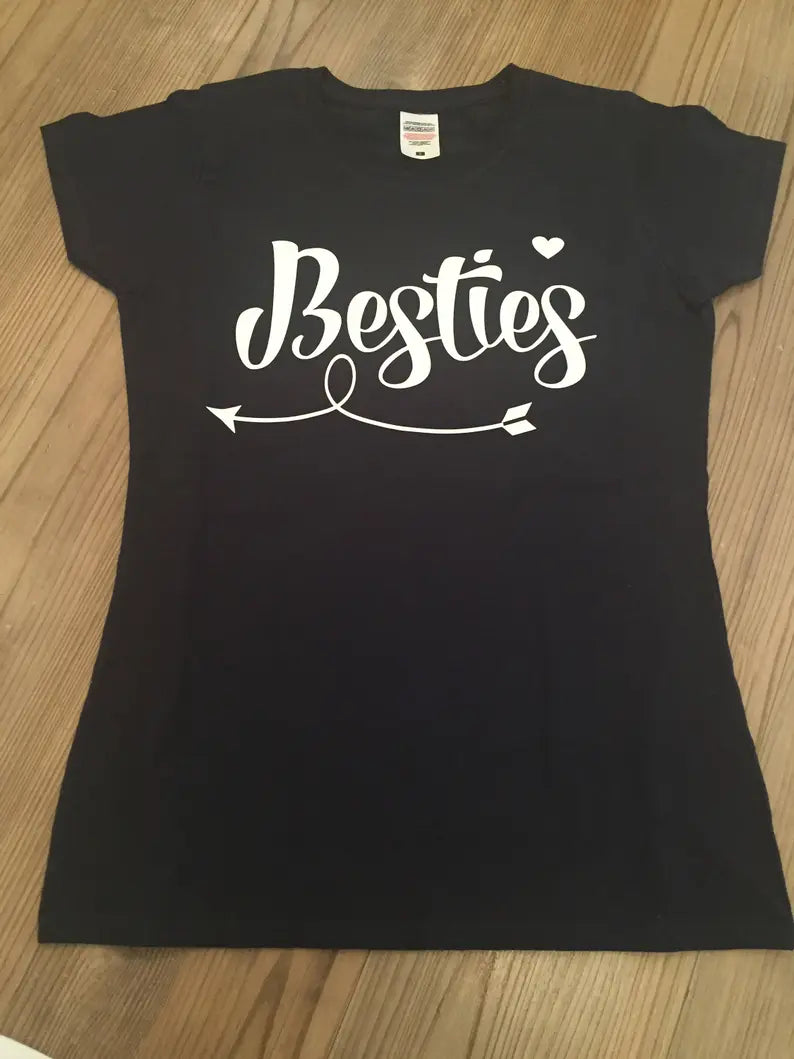 Mummy & Me Besties Tee Set- Daddy and Me Besties T-Shirt Sets - Bestie T-Shirts - Matching T-Shirts - Twinning T-Shirts - Mummy Tee - Daddy