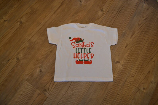 Childs Christmas T-Shirt, Childrens Christmas Top, Kids Christmas Short Sleeved T Shirt - Christmas T-Shirt - Xmas Top