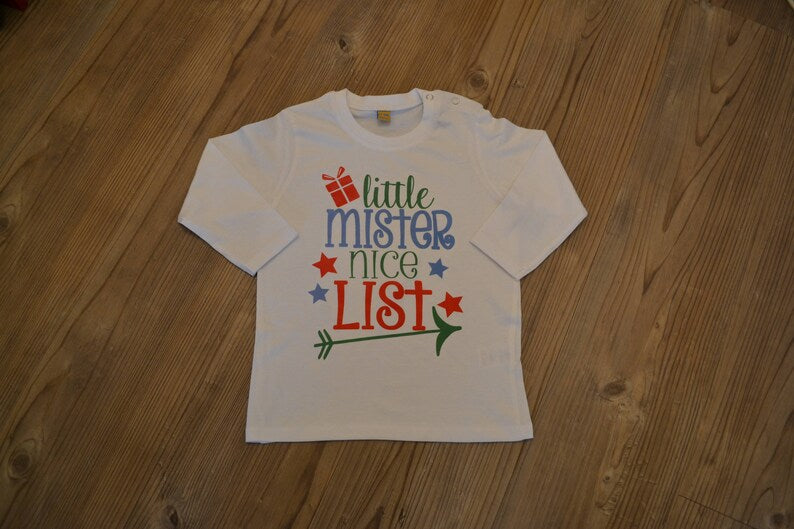 Childrens Christmas T-Shirt, Kids Christmas Top, Childs Christmas Short Sleeved T Shirt - Christmas T-Shirt - Xmas Top