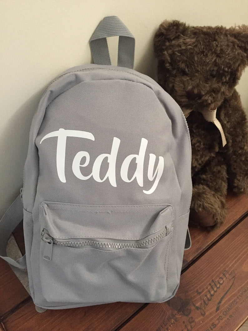 Mini Backpack - Personalised Backpack - Child's Backpack - Mini Rucksack - Small Bag - Toddler Backpack - Kids Backpack - School - Name Bag