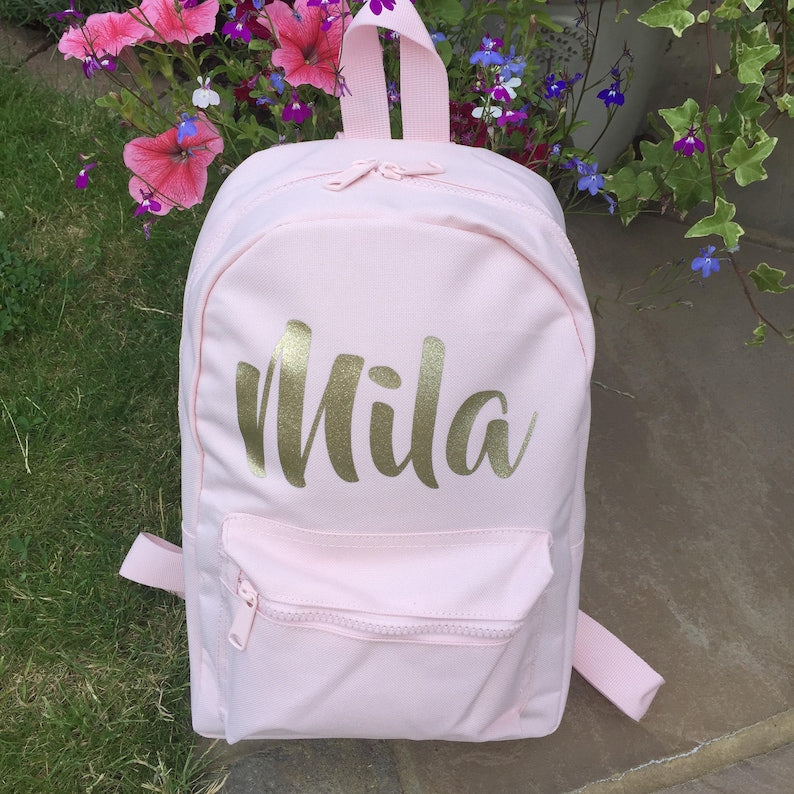 Mini Backpack - Personalised Backpack - Child's Backpack - Mini Rucksack - Small Bag - Toddler Backpack - Kids Backpack - School - Name Bag