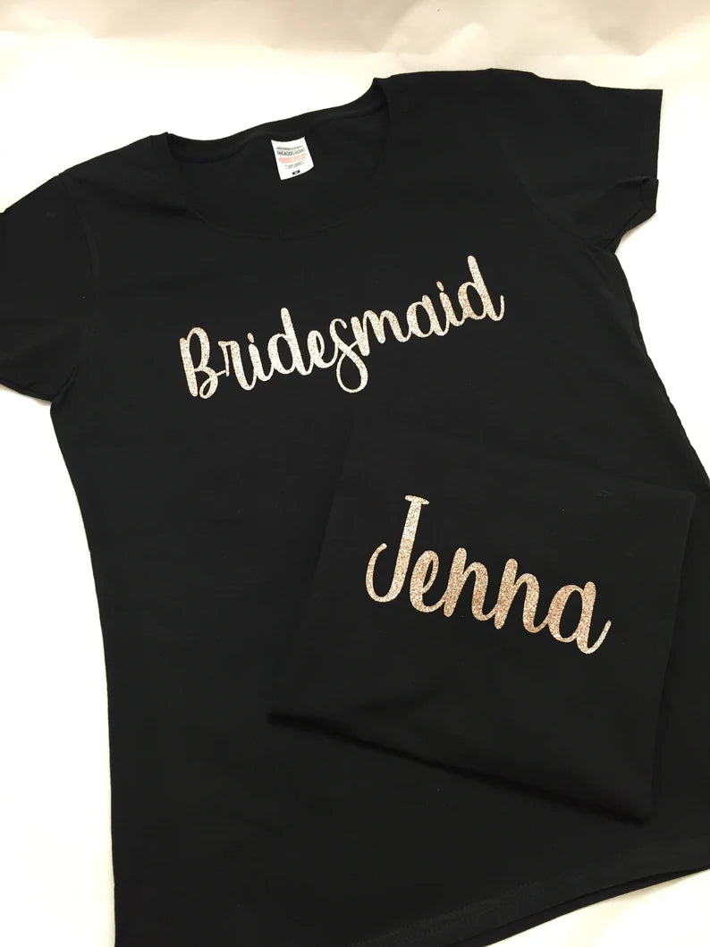 Hen Party Personalised T Shirts - Bride Tribe - Team Bride - Bride Squad - I do Crew - He Popped The Question