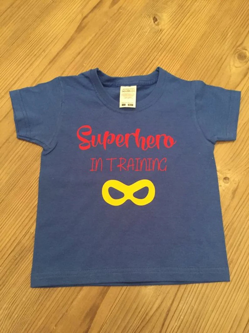 Children's Superhero T Shirt - Children's T-Shirts - Boys T-Shirt - Girls T-Shirt - Kids Tops - Kids Tees - Baby Tees - Toddler Tees