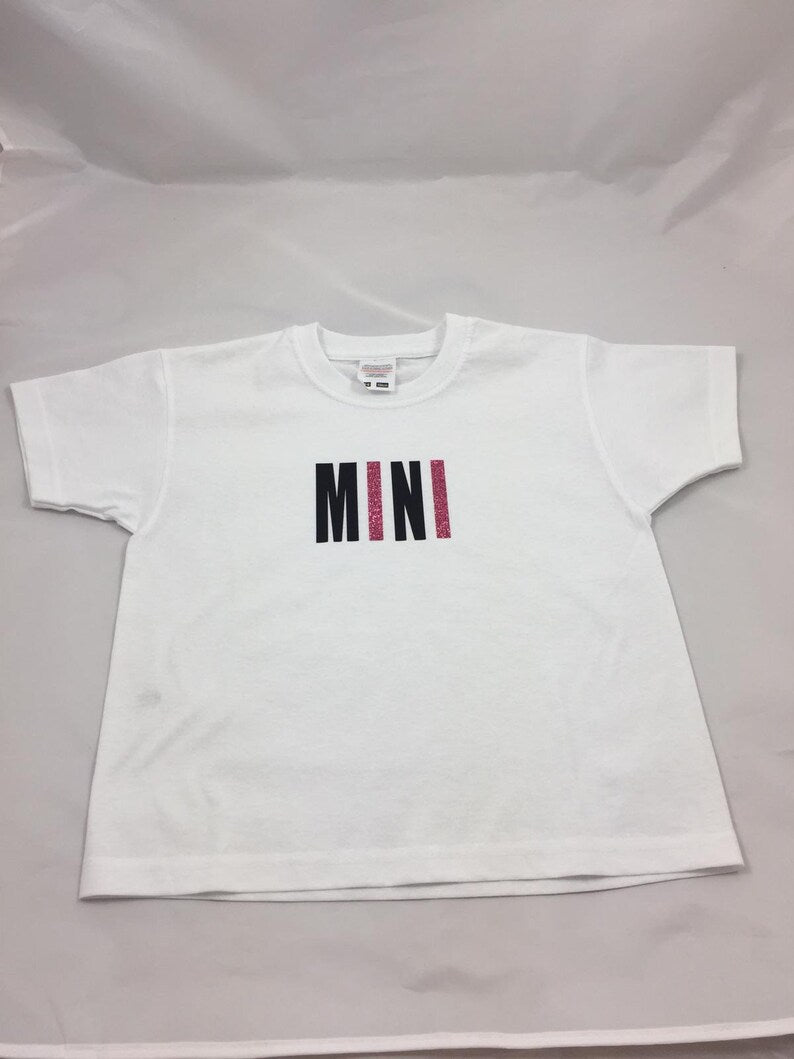 Mama & Mini T Shirt Set, Mummy T-Shirts, Bestie T-Shirts, Matching T-Shirts, Twinning T-Shirts