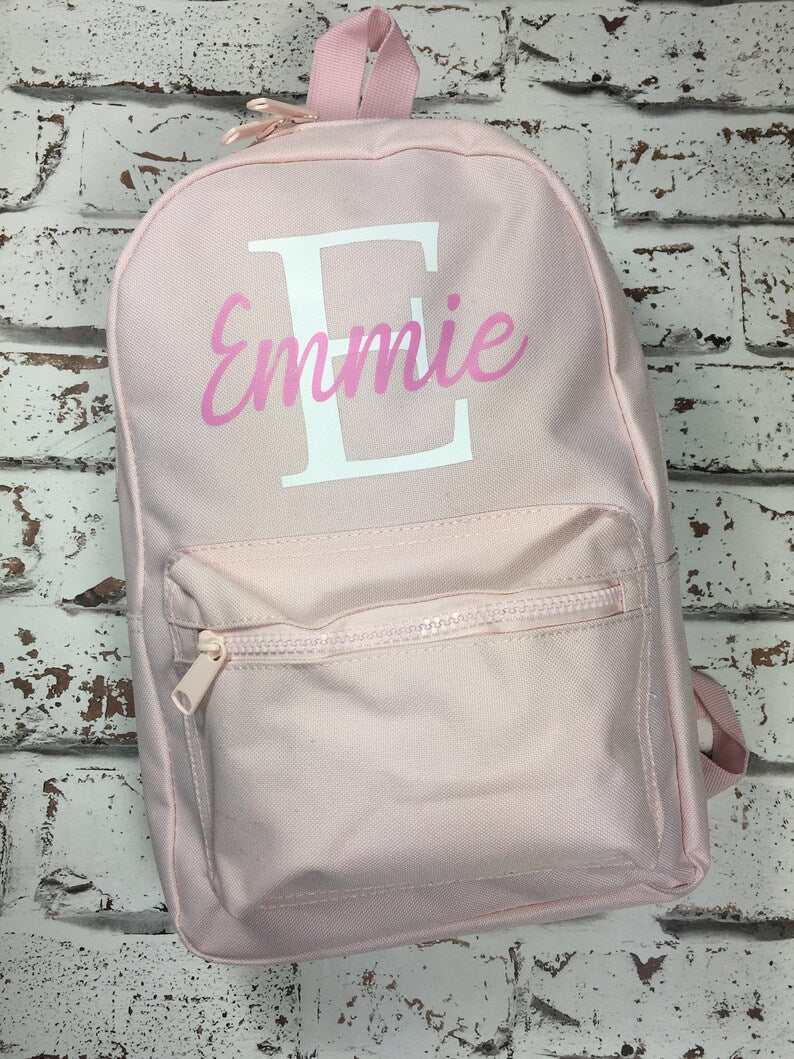 Children’s Name & Initial Mini Backpack