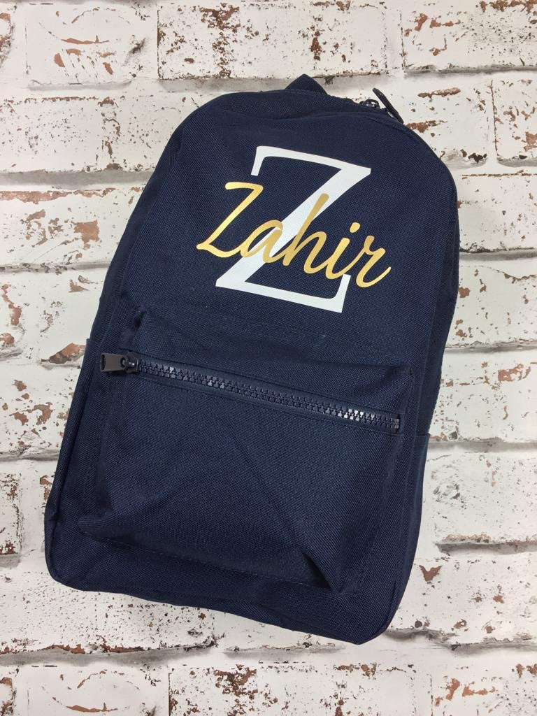 Children’s Name & Initial Mini Backpack