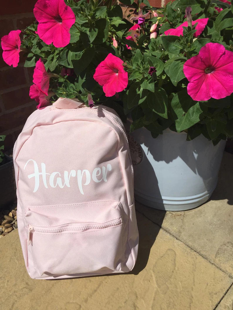 Mini Backpack - Personalised Backpack - Child's Backpack - Mini Rucksack - Small Bag - Toddler Backpack - Kids Backpack - School - Name Bag