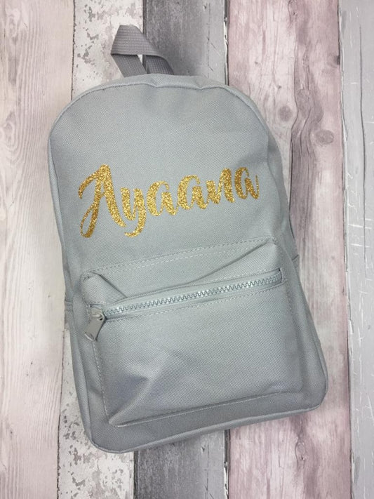 Mini Backpack - Personalised Backpack - Child's Backpack - Mini Rucksack - Small Bag - Toddler Backpack - Kids Backpack - School - Name Bag