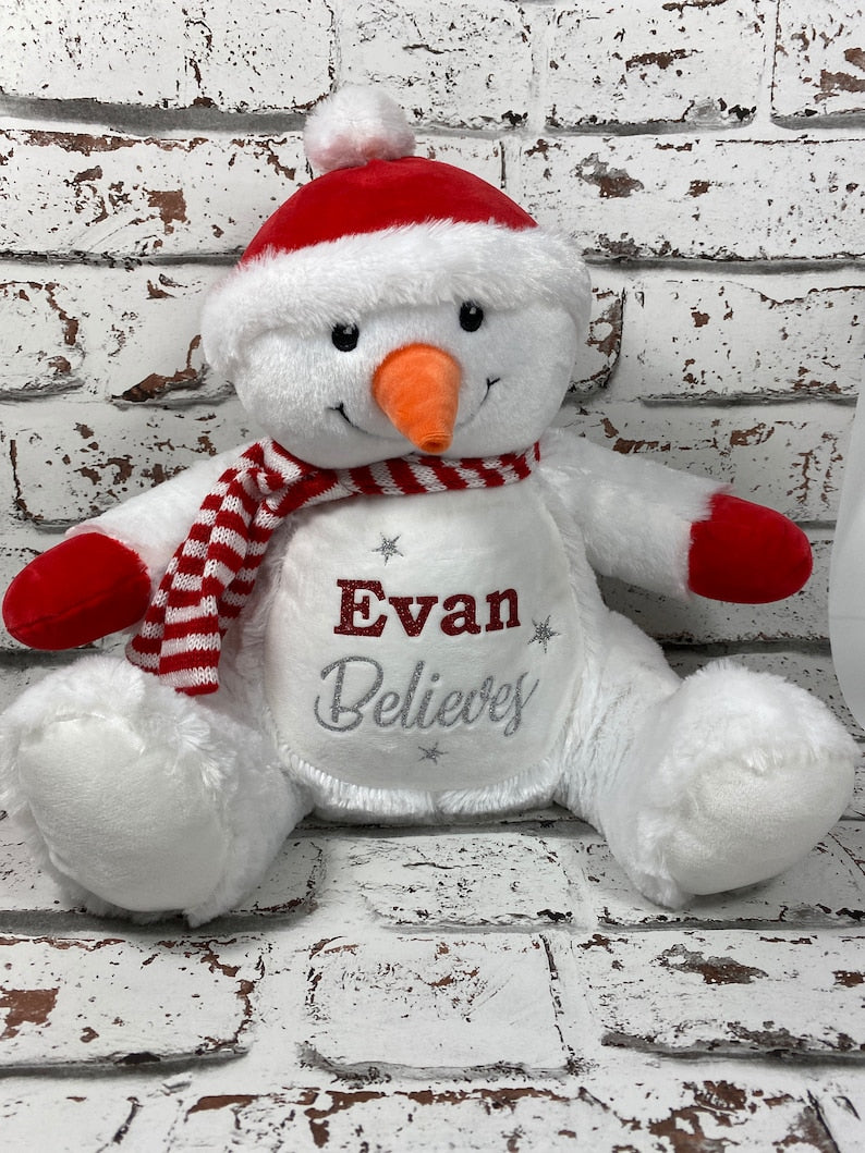 Personalised Penguin Soft Toy & Pyjama Storage - Christmas Pyjamas - Reindeer Plush - Christmas Penguin Soft Toy - Reindeer Teddy - Cute