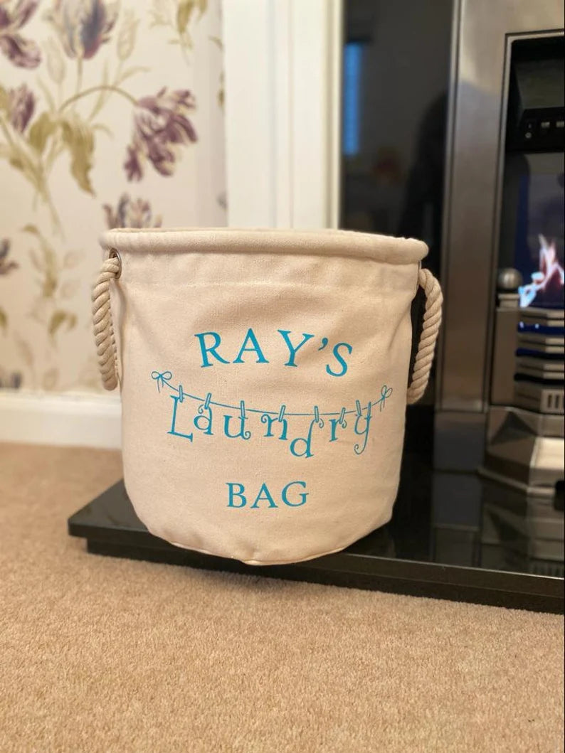 Laundry Bag - Personalised Toy Bag - Storage Bag - Knitting Bag - Log Storage - Dog Toy Bag - Laundry - Trug - Shoe Bag - Childrens Toy Bag