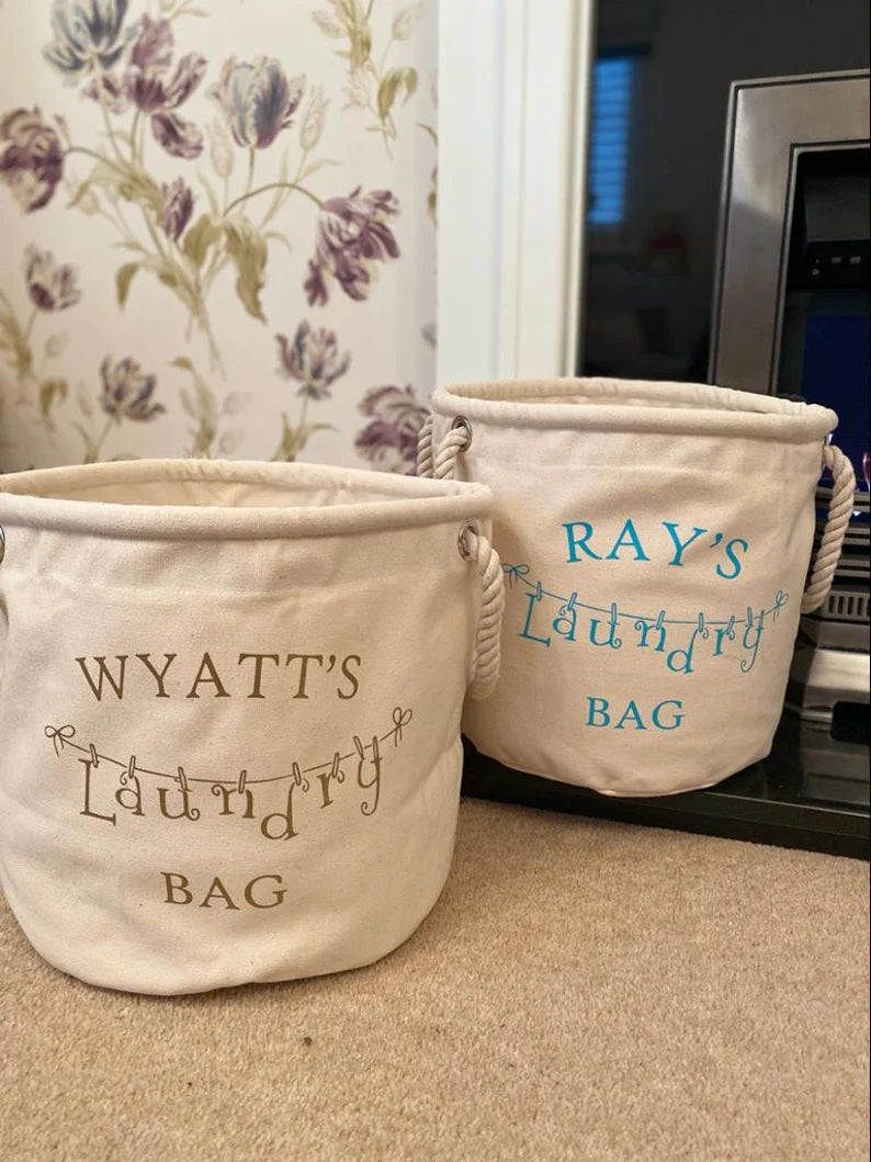 Laundry Bag - Personalised Toy Bag - Storage Bag - Knitting Bag - Log Storage - Dog Toy Bag - Laundry - Trug - Shoe Bag - Childrens Toy Bag