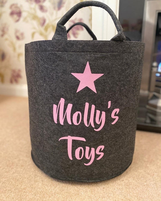 Personalised Toy Storage - Laundry Bag - Storage Bag - Knitting Bag - Log Storage - Dog Toy Bag - Laundry - Trug - Shoe Bag - Childrens Toys