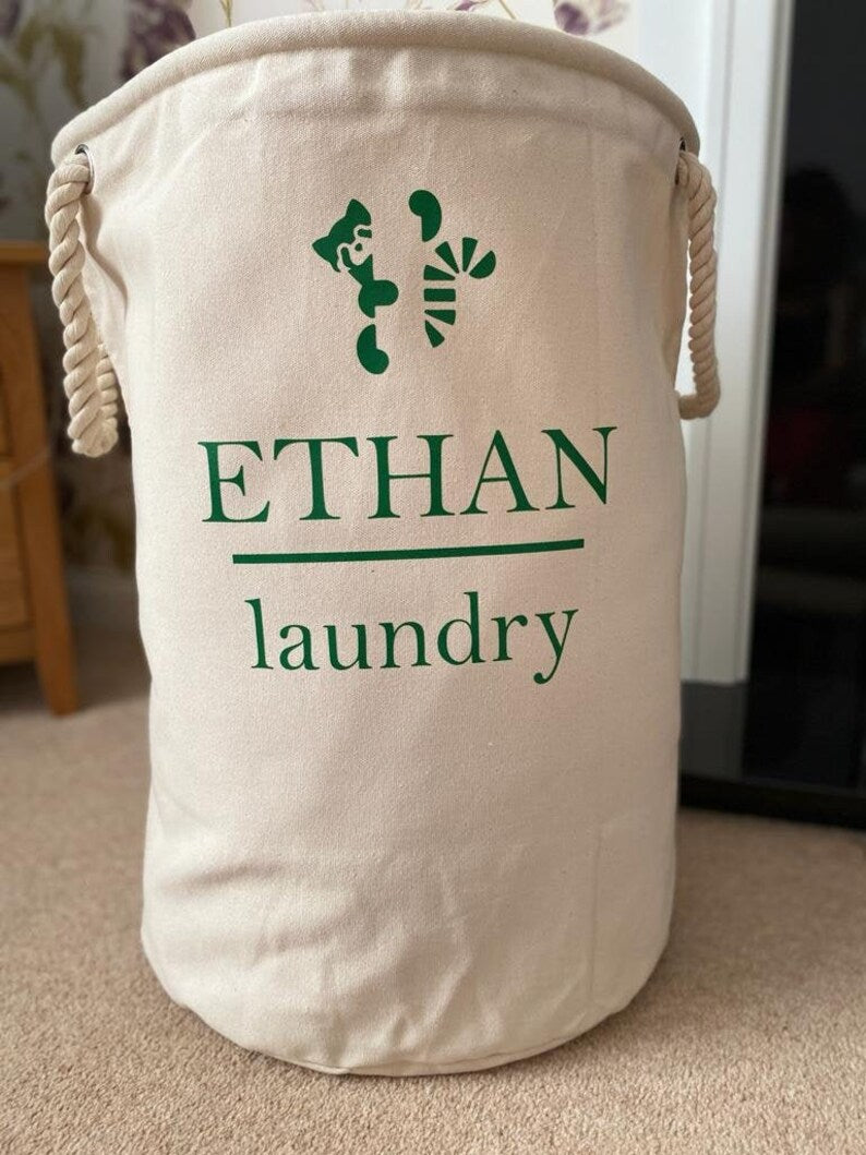 Laundry Bag - Personalised Toy Bag - Storage Bag - Knitting Bag - Log Storage - Dog Toy Bag - Laundry - Trug - Shoe Bag - Childrens Toy Bag