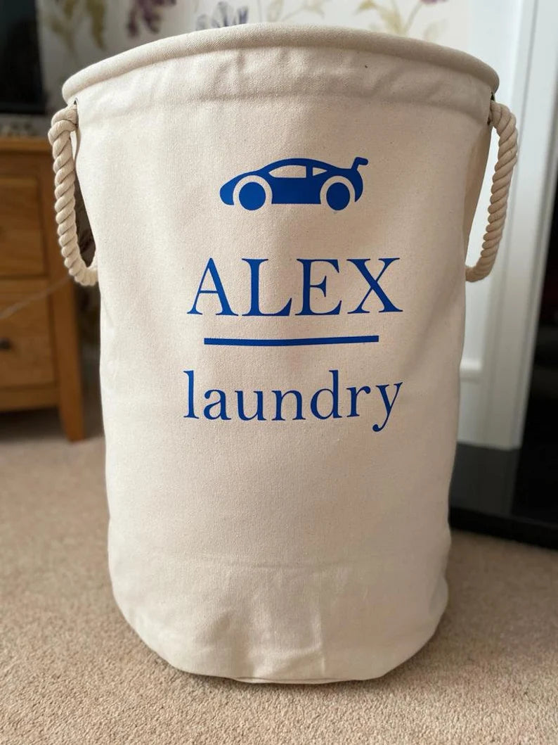 Laundry Bag - Personalised Toy Bag - Storage Bag - Knitting Bag - Log Storage - Dog Toy Bag - Laundry - Trug - Shoe Bag - Childrens Toy Bag