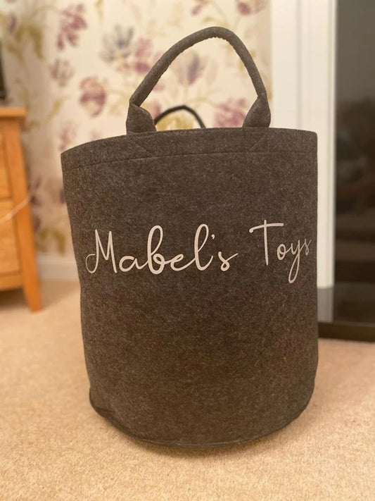 Personalised Toy Storage - Laundry Bag - Storage Bag - Knitting Bag - Log Storage - Dog Toy Bag - Laundry - Trug - Shoe Bag - Childrens Toys