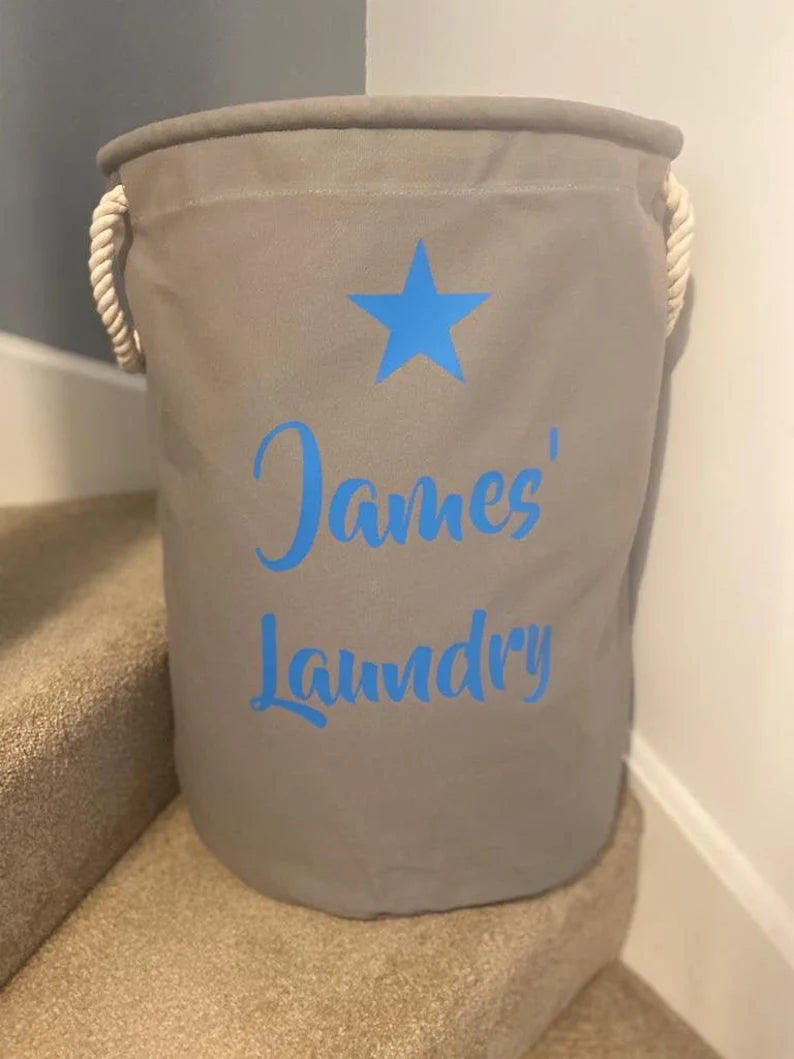 Children's Storage Bag - Toy Storage - Personalised Toy Bag - Knitting Bag - Toy Basket - Dog Toy Bag - Laundry Bag - Trug - Kids Toy Bag