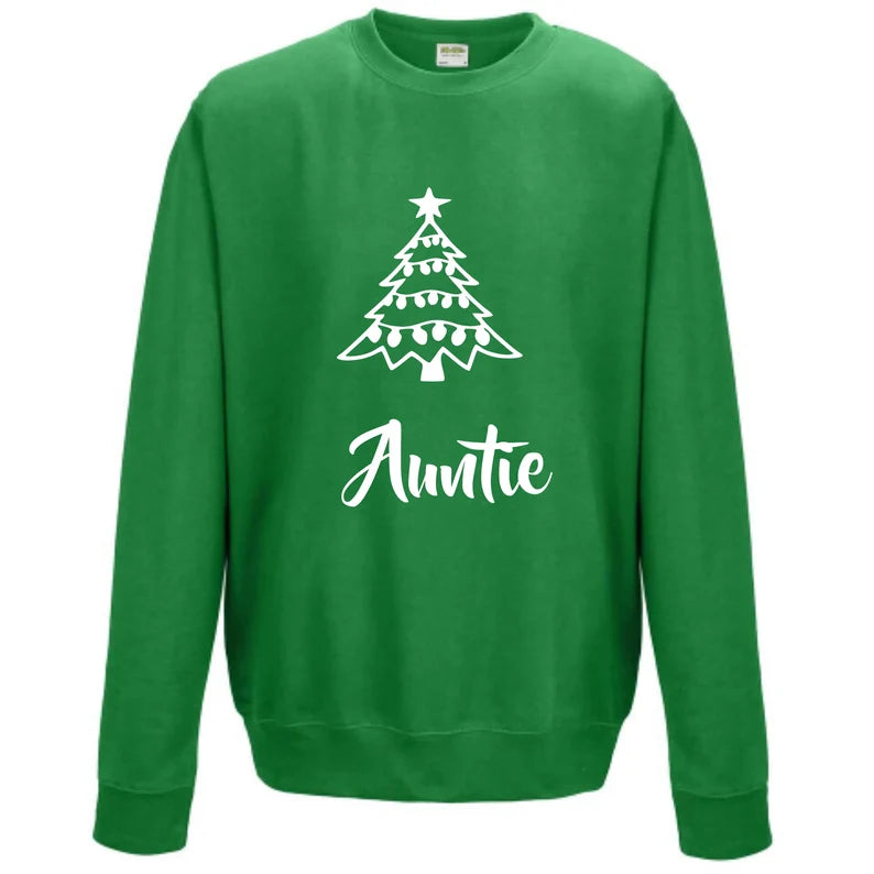 Personalised Adult Christmas Tree Jumper - Adult Sweatshirt - Adult Sweater - Personalised Jumper - Matching - Christmas - Xmas - Winter