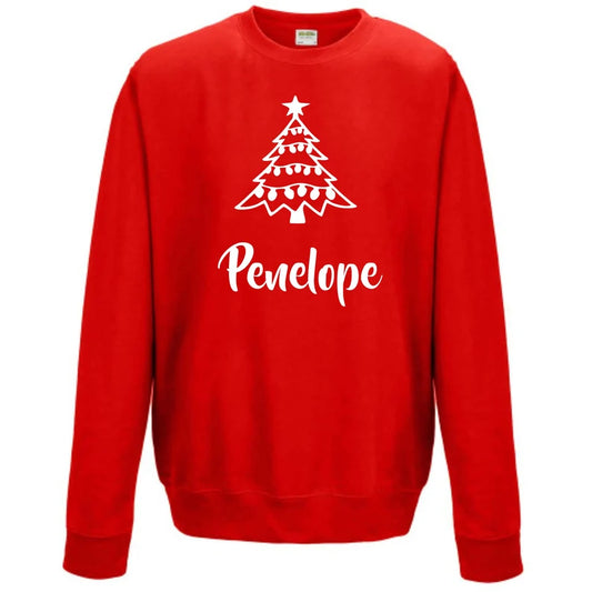 Personalised Adult Christmas Tree Jumper - Adult Sweatshirt - Adult Sweater - Personalised Jumper - Matching - Christmas - Xmas - Winter