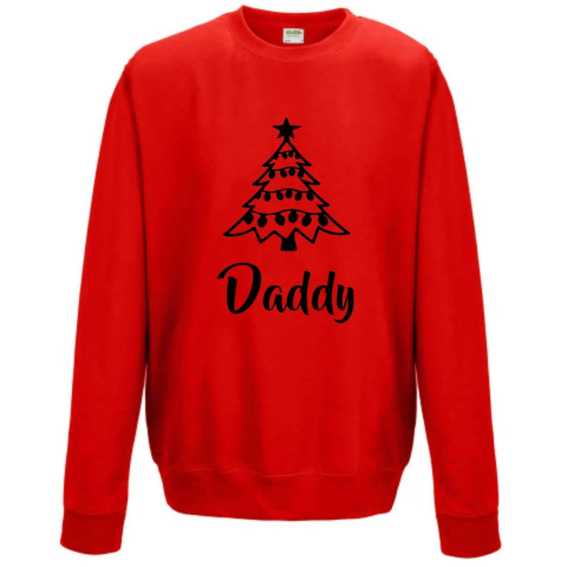 Personalised Adult Christmas Tree Jumper - Adult Sweatshirt - Adult Sweater - Personalised Jumper - Matching - Christmas - Xmas - Winter