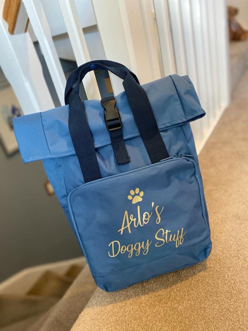 Doggie ‘Doggie Stuff’ Roll-Top Bag