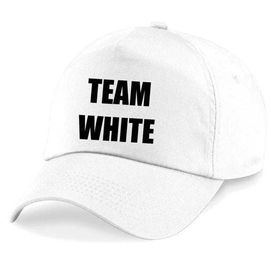 Personalised Netball Team White Cap - Netball Official - Umpire - Player - Netball Gift - Netty Gift - Team -Present - Sports Apparel